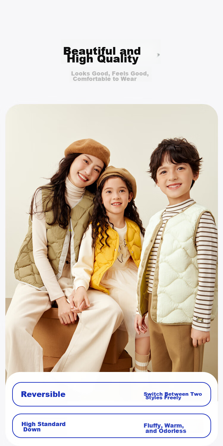 Minibala down Jacket, Winter Parent-Child Outfit, Duck Down, Lightweight And Warm, Triple Protection, Reversible Shirt Coat, New Product 2