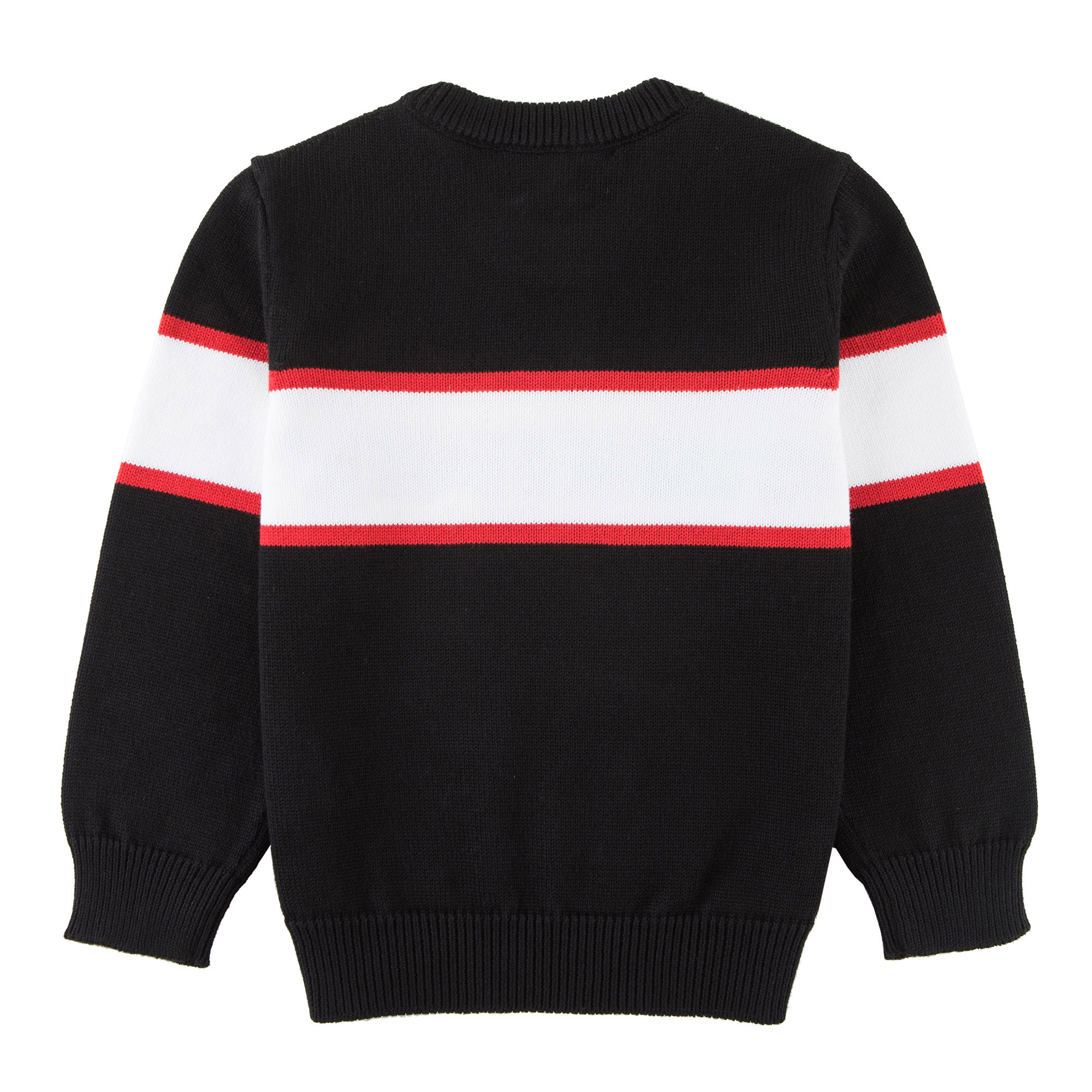 givenchy kids 纪梵希 奢侈品童装 19春夏新款 男童黑色棉质毛衣 h2