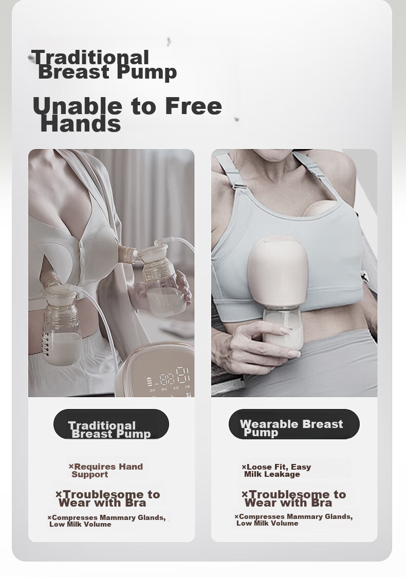 Shixi Electric Breast Pump Hands-Free Double-Sided Painless Fully Automatic Efficient Milk Expression Breast Health Care Pump 5