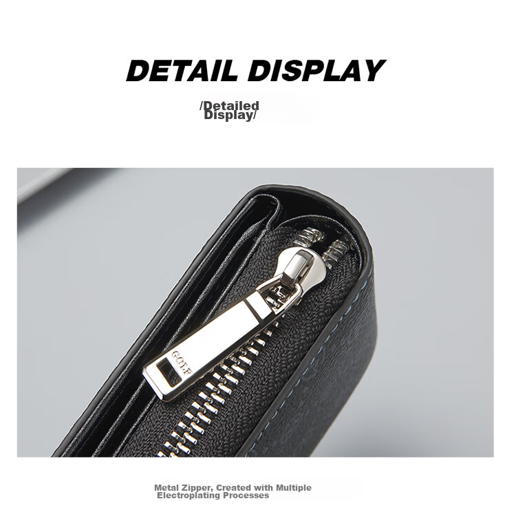 GOLF Card Holder, Men's Printed Multi-Card Slots, Bank Card Sleeve, Zipper Business Card Holder, Women's Card Case, Driver's License Holder, Wallet 23