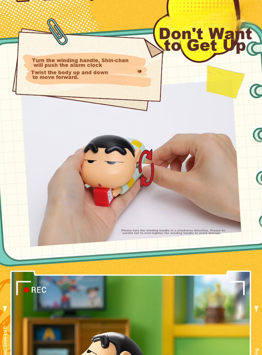 52TOYS Crayon Shin-chan Retro Mini TV Blind Box Trendy Collectible Figure Toy Gift Random Single for Boyfriend 10