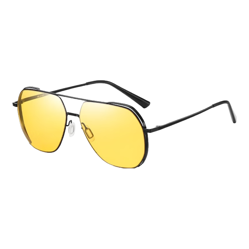 HLA Night Vision Glasses, Driving-Specific Sunglasses for Men, Day And Night Dual-Use, Photochromic Polarized Sunglasses, Night Driving Anti-Glare