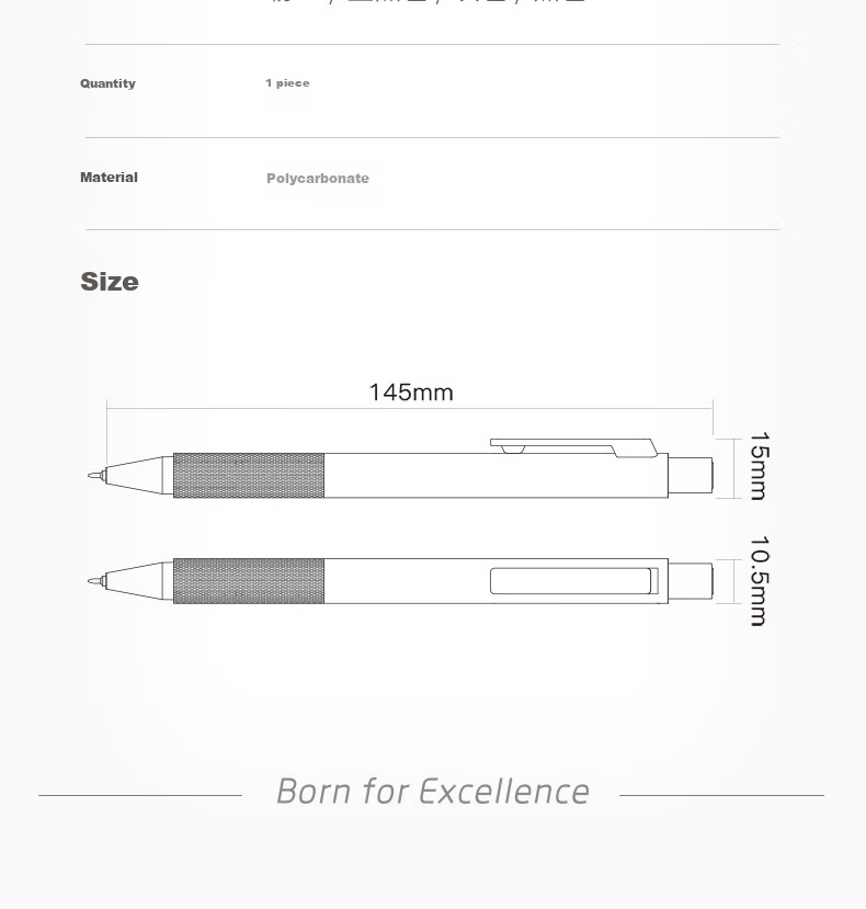 KACO Neutral Pen 0.5mm Black Retractable Pen for Signature, Exam Practice, Quick-Drying Ink Pen, Single Pen/bag K5 16