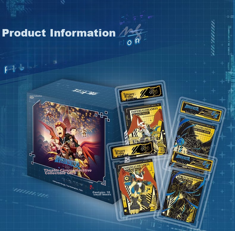 Card.Fun Digital Monster 02 Original Summoning Theater Commemorative Collection Cards Blind Box Cards Premium Cards Brick Anime Official Merchandise Gushi Single Pack (1 Card/brick) 14