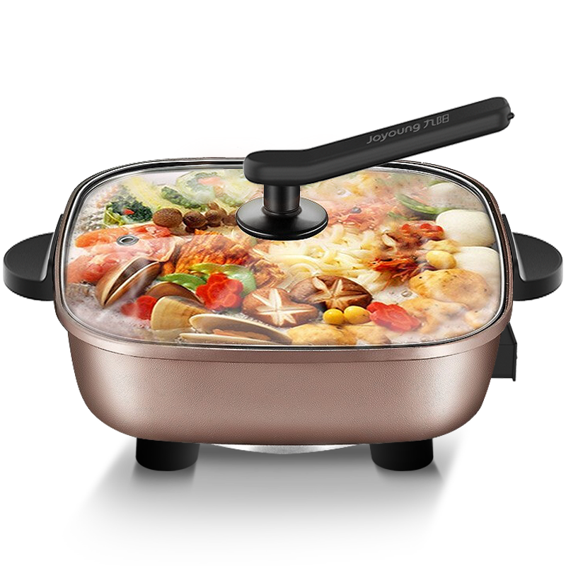 Joyoung 6L Large Capacity 1600W Multifunctional Pot High Power Hot Pot Electric Hot Pot Electric Wok Electric Cooking Pot Hot Pot Special Pot Electric Cooking Pot HG60-G91