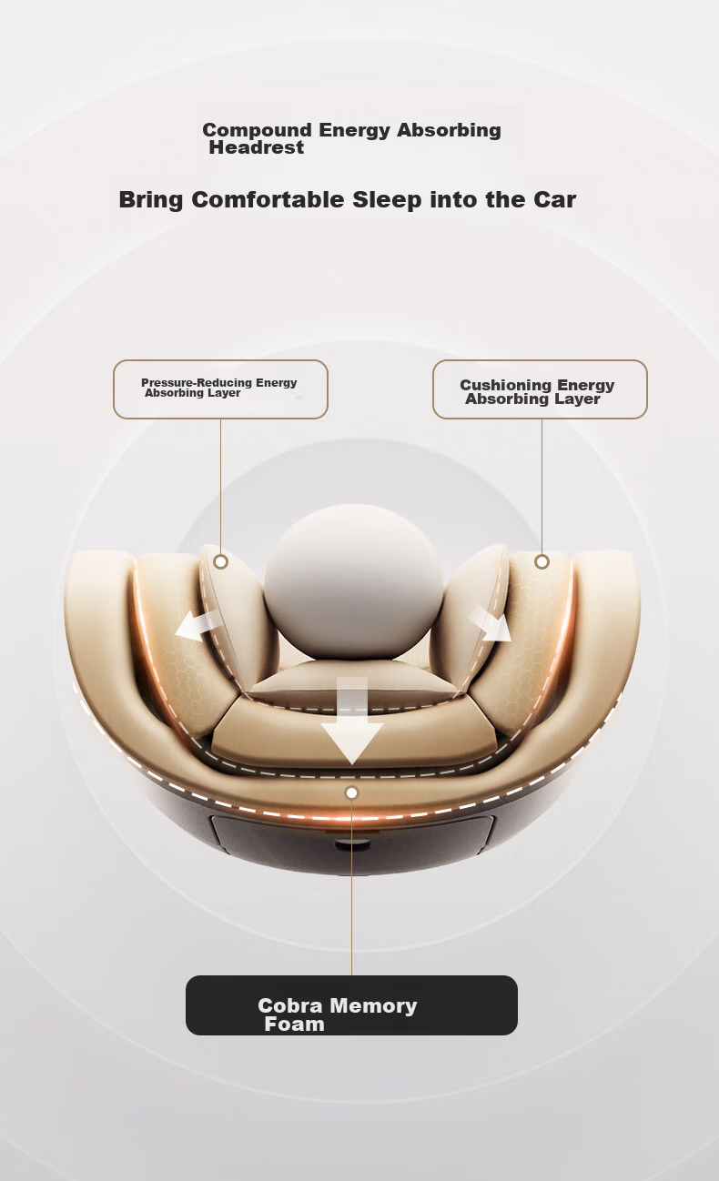 Bebebus New National Standard Navigator Children's Safety Seat 0-8 Years Car Baby Chair i-Size Voice Ventilation Champagne Gold 14