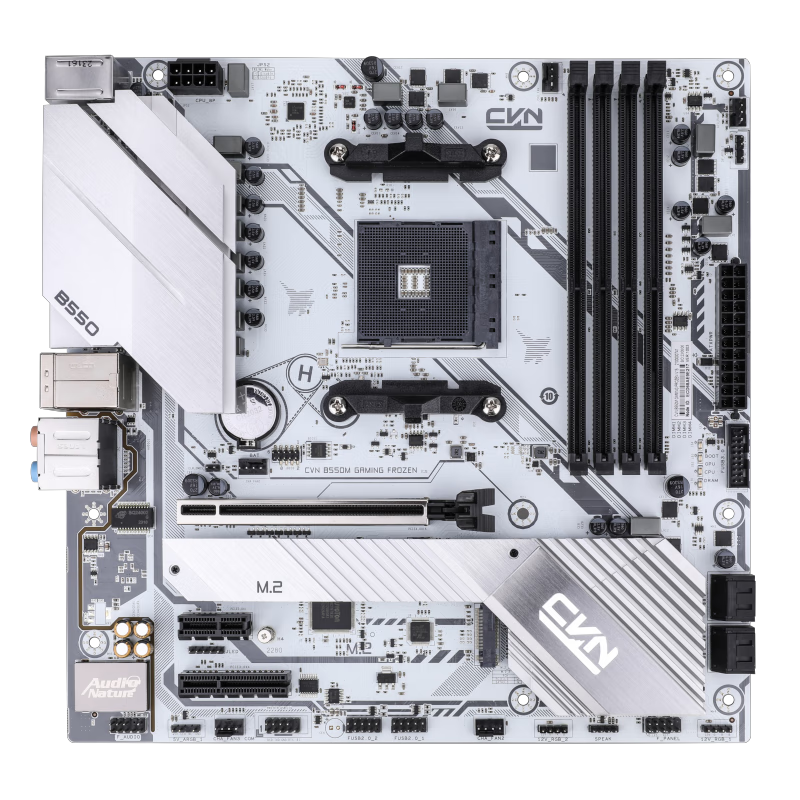 Colorful CVN B550M GAMING FROZEN V15 Battleship Motherboard DDR4 Supports 5600X/5700X (AMD B550/AM4)