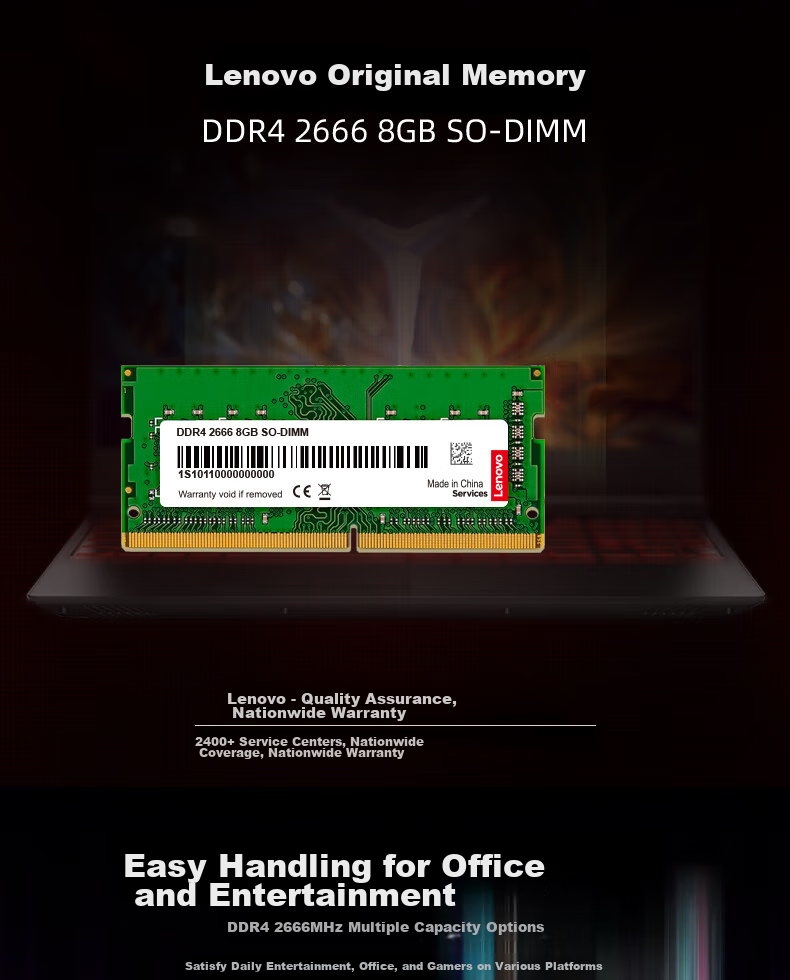 Lenovo 16GB DDR4 2666 Laptop Memory Module 1