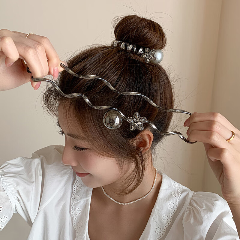 CHIMERA Hair Tie, Phone Line Hair Band, Ponytail Holder, Bun Maker, Hair Elastic, Hair Accessory, Women's Mid-Autumn Festival Gift