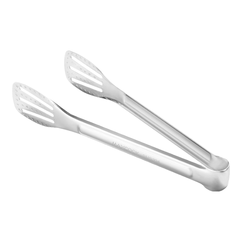 Maxcook 304 Stainless Steel Food Tongs, Extended Food Clamp, Cake Clamp, Bread Baking Tongs, Heat-Resistant MCCU9717