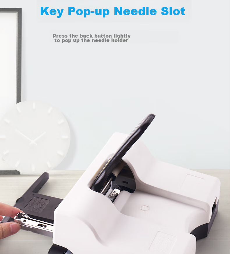 KW-Trio Double-Headed Stapler, Two-Row Two-Pin Stapler, Dual-Nail Administrative Standard Labor-Saving Stapling Machine, Can Bind A3 Documents with 50 Pages in The Middle 5