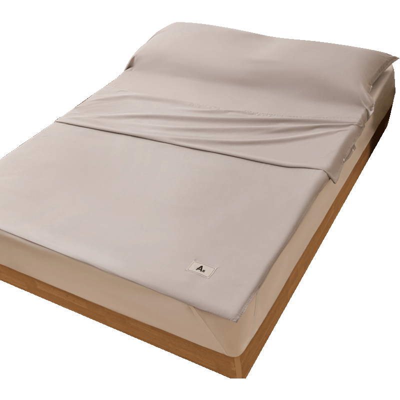 Grace Class A 7A Antibacterial Dirt-Proof Sleeping Bag with Integrated Bed Sheet, Portable for Travel And Hotels, Anti-Dirt, TV Gray 1.8*2.1M