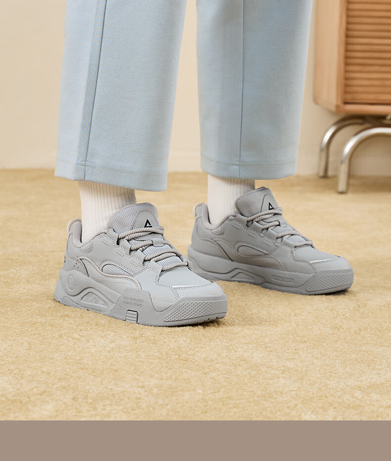 PEAK Taiji Casual Men's Autumn Height-Increasing Thick-Soled Lightweight Versatile Sports Shoes DB340257 14
