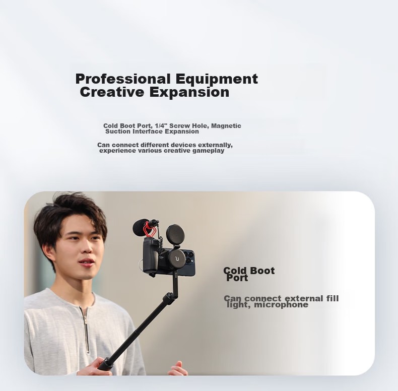 Ulanzi MA35 Magnetic Selfie Light Kit (Black), Bluetooth Remote Control, Handheld Camera Trigger, Selfie Stick, Vlog And Travel Photography Accessory 10