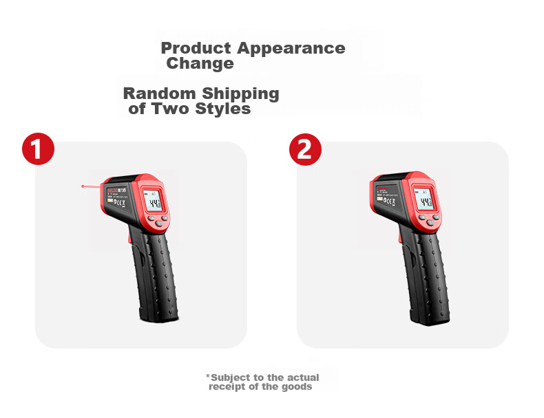 DELIXI ELECTRIC Temperature Gun, Industrial Infrared Thermometer, High-Precision Oil Thermometer, Kitchen Baking Water And Oil Temperature Gu 1