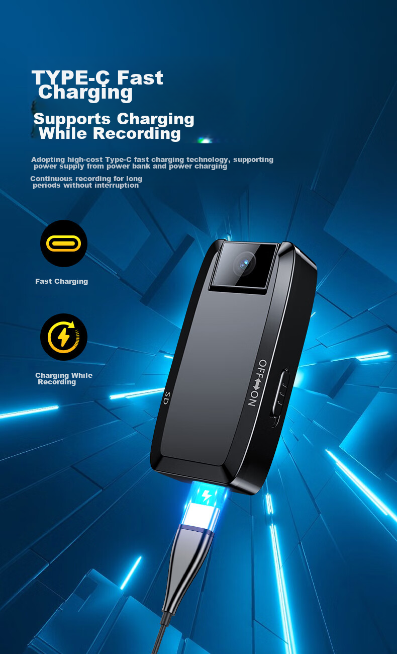 Yescool Camera S8, 32GB Action Camera, 14MP Photo And Video Recorder, Long Standby Time, Large Capacity, for Meetings, Training, Negotiations, Evidence Collectio 15