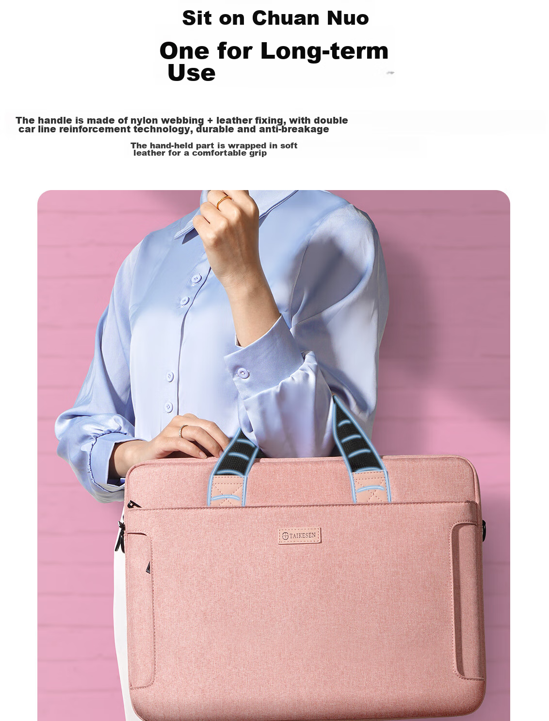 Taikesen Laptop Backpack Suitable for Apple MacBook 14-Inch, Huawei, Lenovo, Commute Business, Men And Wome 10
