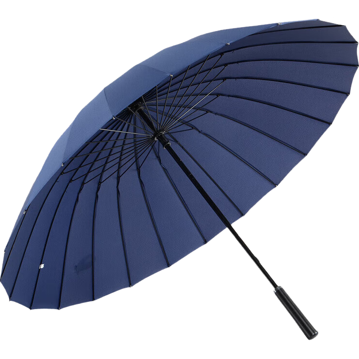 MAYDU Large Umbrella with Straight Handle And Long Handle, Suitable for Both Men And Women, Windproof Double Umbrella M5003 Blue