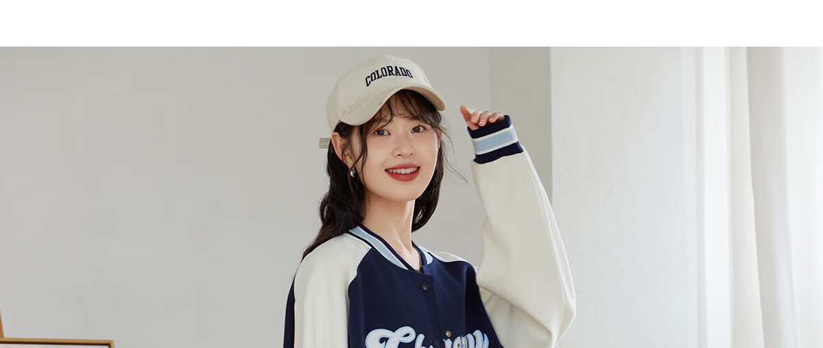 Halo Queen Women's Sweatshirt Jacket, Spring And Autumn Letter Baseball Shirt, Fashionable Casual Sports Top, New Product H143U2001 42