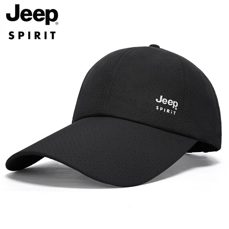 JEEP Baseball Cap for Men, Summer Mesh Quick-Dry Sun Protection Hat, Unisex Visor Cap for Sports And Outdoor Activities
