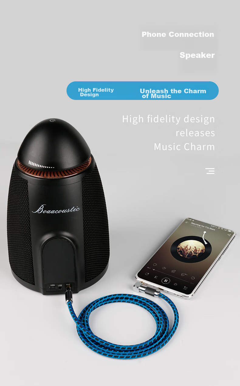 JIB Audiophile AUX Audio Cable, 3.5mm Male to Male Car Connection Cable, Phone Laptop MP34 Player to Headphones Desktop Speaker Cable BP-018 1 Meter 8