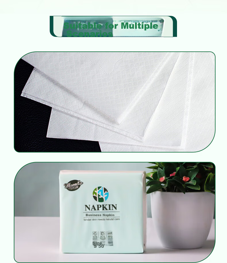 Weiyimei Napkins, 2-Ply, 50 Sheets * 40 Packs, Square Towels, 230*230, Hotel And Restaurant Tissue Paper, Whole Box, VC2305 8