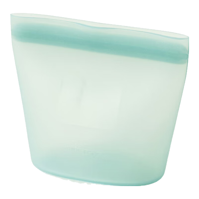 GLASSLOCK Silicone Food-Grade Kitchen Storage Bags for Microwave, Refrigerator, Freezer, Portioning, Sealing And Organization 700ml