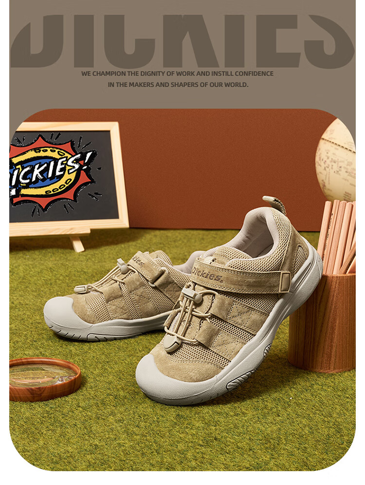 Dickies Children's Shoes, Spring And Summer New Warm Boys' Travel Shoes, Fleece-Lined Sneakers, Casual Shoes, Comfortable Girls' Soft-Soled Trendy Shoes 1