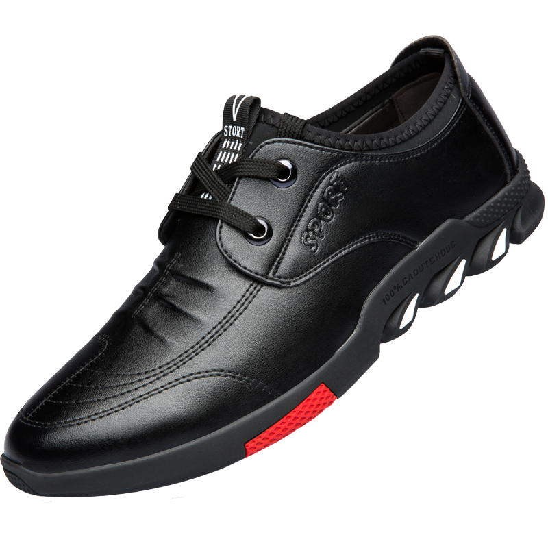 MEXICAN Autumn Winter New Business Casual Men's Dress Shoes British Driving Lightweight DCR113 Black Size 39