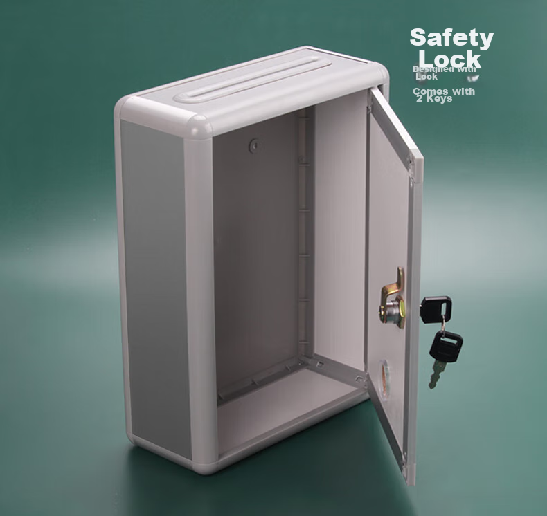 Herisheng Suggestion Box, Complaint Box, Feedback Box, Lockable Wall-Mounted Mailbox, Voting Box, No Drilling Required, Chairman And General Manager Mailbox, Customizable Reporting Box RS-834 11