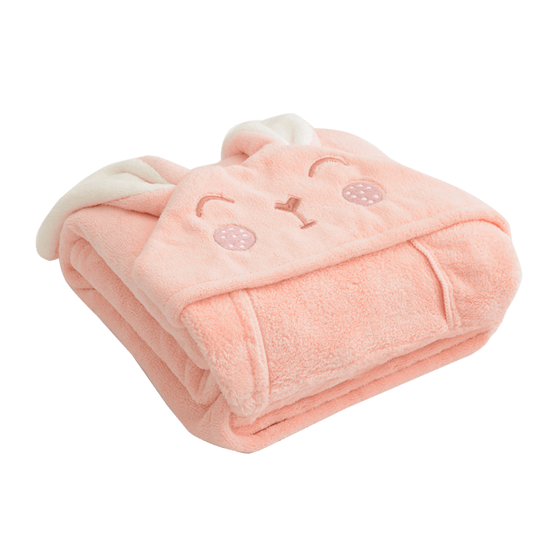 Grace Baby Hooded Bath Towel, Children's Cap Cloak Bathrobe, Newborn Ultra-Soft Absorbent Bathing Hooded Wrap, Quick-Drying Sports Towel