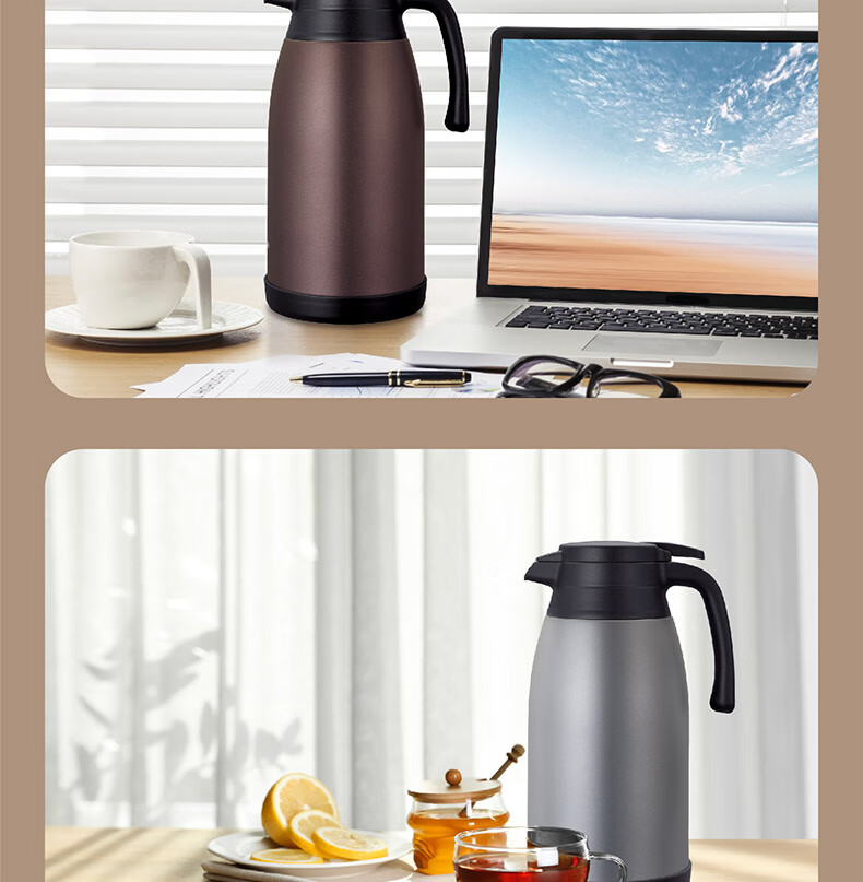 ZO JIRUSHI Insulated Bottle, Large Capacity, 304 Stainless Steel, Insulated for Home And Office Use, Portable Water Bottle, Hot Water Thermos, RA1.5L 5