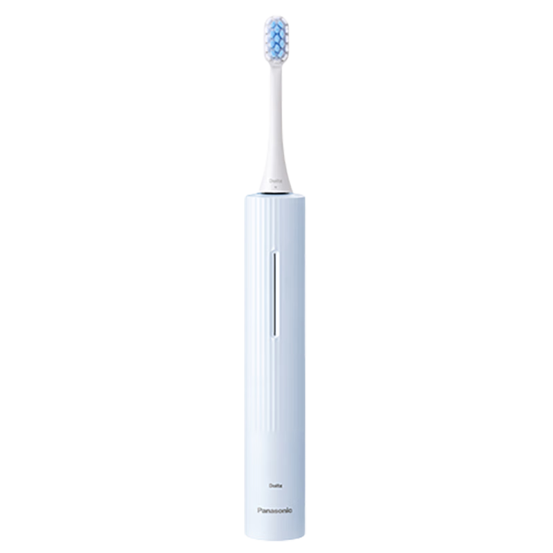 Panasonic [Mid-Autumn Festival Gift] Electric Toothbrush Foam Brush Stain Removal Gum Protection Dual-Effect Smooth Screen Unlock Control Battery Long-Lasting Practical Birthday Gift for Men And Women DC20 Blue