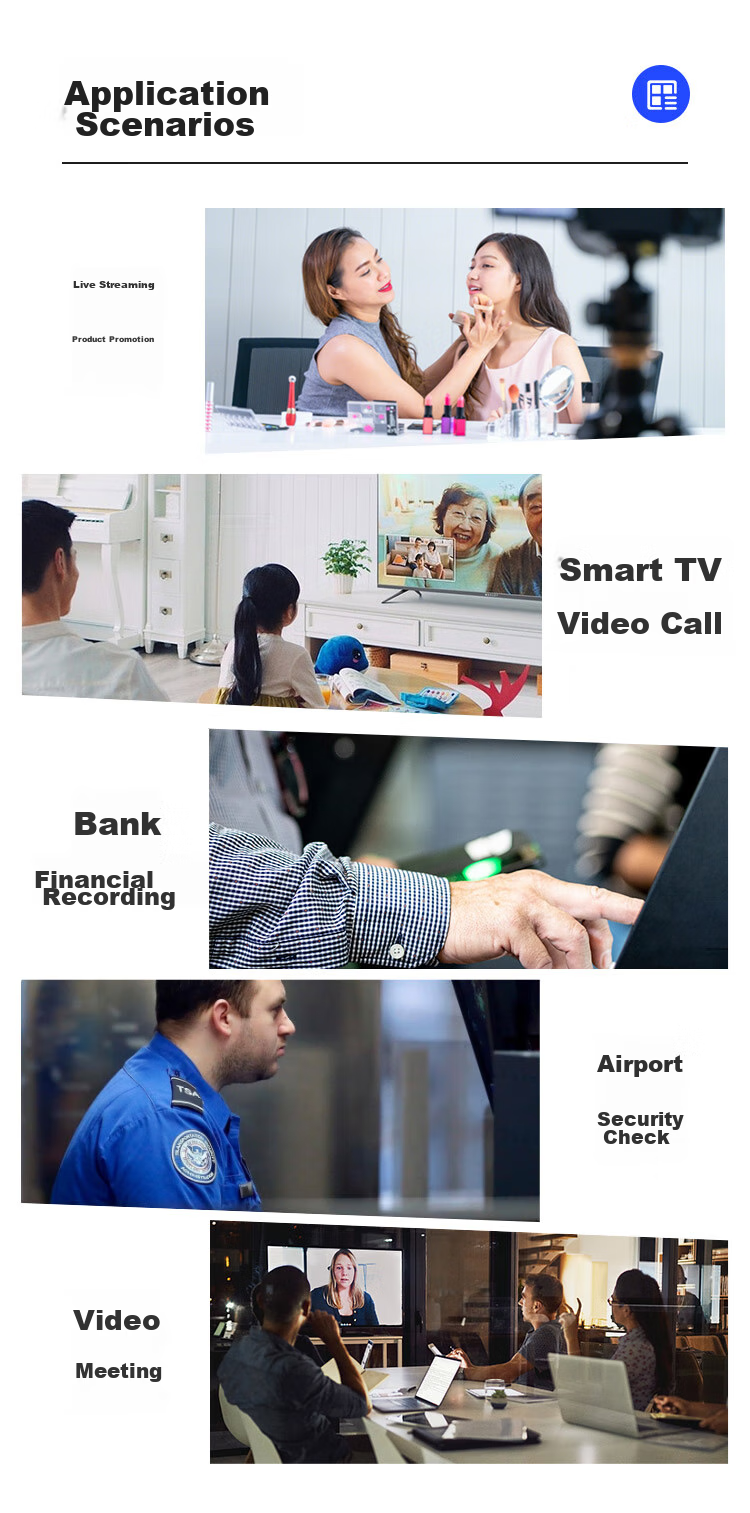 HIKVISION Video Conference Camera Live Streaming, 8 Million Pixel 4K Ultra HD with Microphone, External Tablet Laptop Office Meeting Solution D5ACAM100D 13