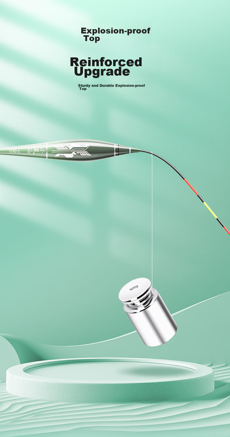 Xiaofengxian Integrated Luminous Float T-DI, Bite-Sensitive Color-Changing High-Sensitivity Eye-Catching Float, Day And Night Dual-Use Crucian Carp Float 9