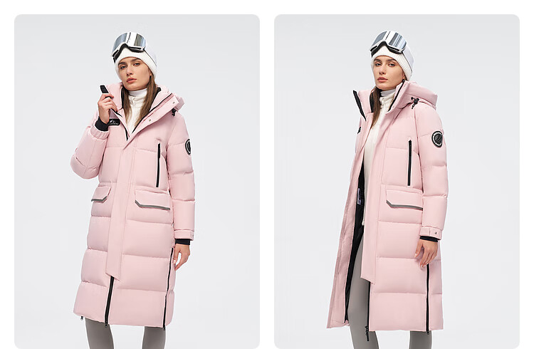 BOSIDENG [Guan Aideng Style] Extreme Cold Goose down Jacket for Men And Women, Couples Matching Long Hooded Warm Coat 47
