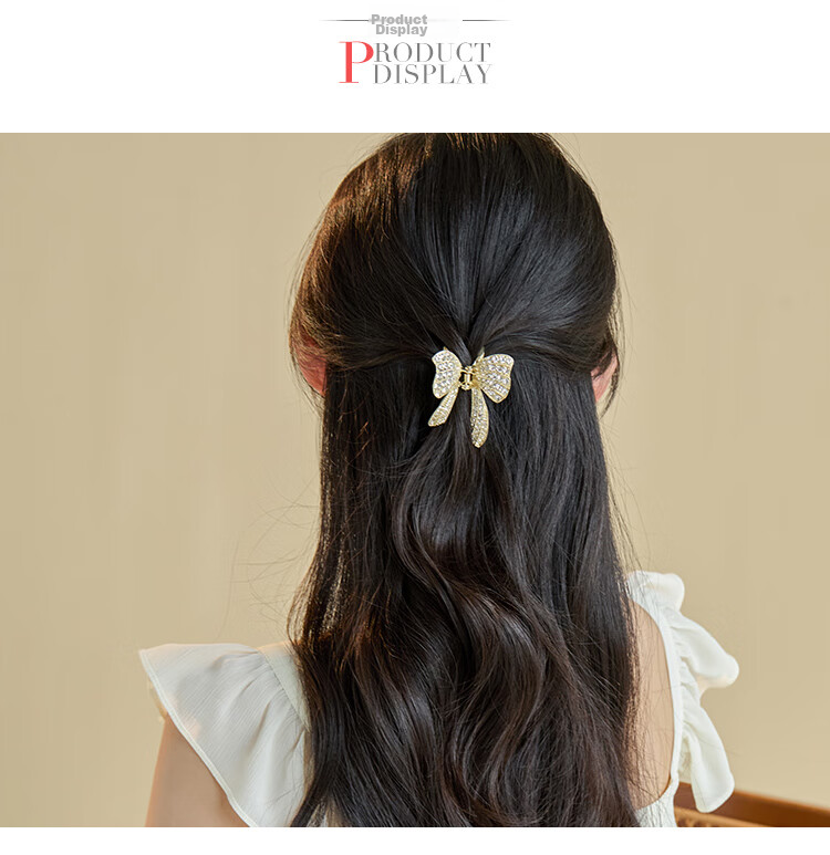 CHIMERA Butterfly Hair Claw Clip, Back of Head Half-Up Hairpin, Hair Accessory Clip, Hair Clip, Birthday Gift for Girls 4