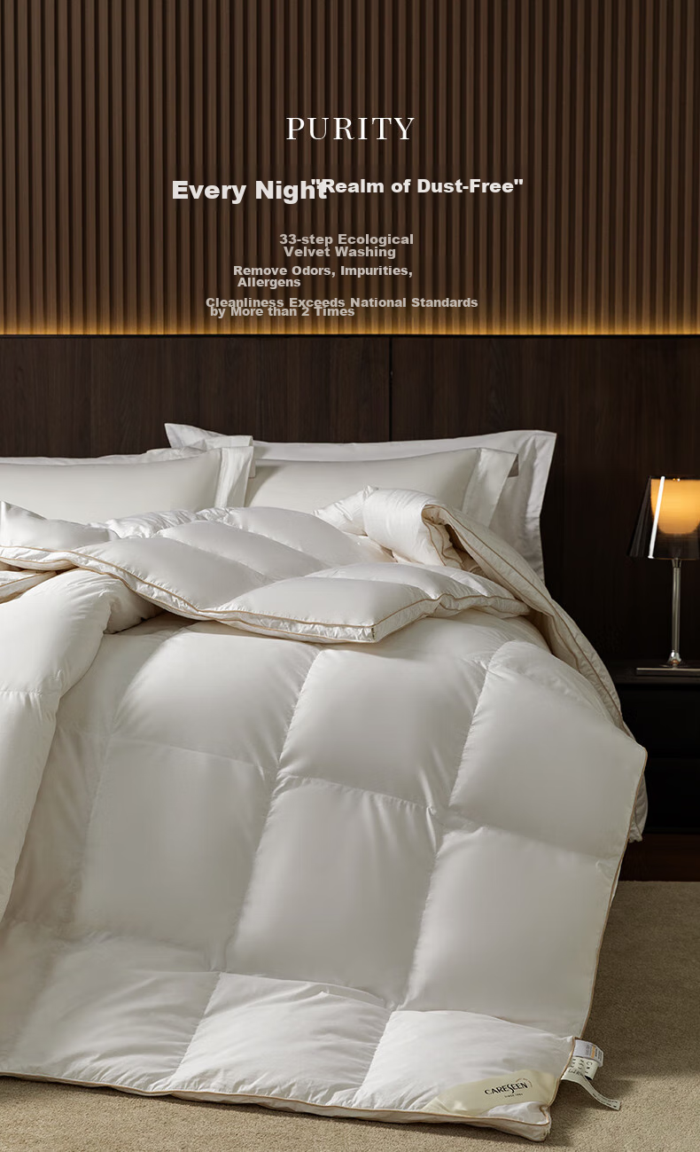 Canasin 95 Goose Down Comforter, Antibacterial And Water-Resistant, Warm Winter Duvet, Down Weight 2.1 Jin (1.05 Kg), 200*230cm [White] 6