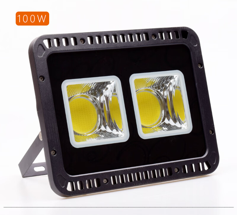 Qianzhiyi LED Floodlight High Power 400W Outdoor Waterproof COB Spotlight for Factory Square Construction Site Warehouse Basketball Court High Brightness Lighting 10