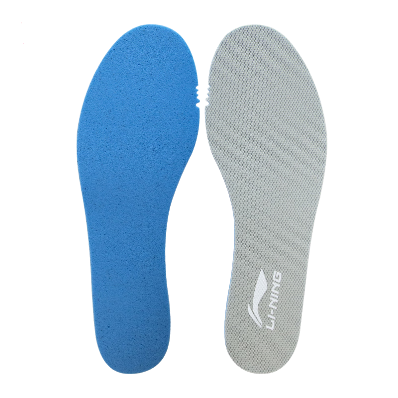 Li-Ning Insoles for Men's Sports Shoes, Women's Children's Running Shock-Absorbing Odor-Resistant Basketball Height-Increasing Sweat-Absorbing Breathable Military Training Size 46