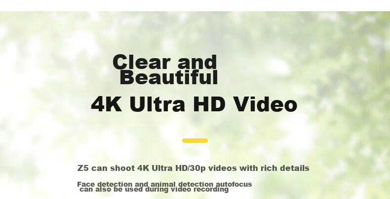 Nikon Z5, Jiangsu Guangdong Shanghai Jilin Address, 85mm F/4-6.3, Full-Frame Mirrorless Kit, Vlog Camera, Video Shooting, USB Power Supply 14
