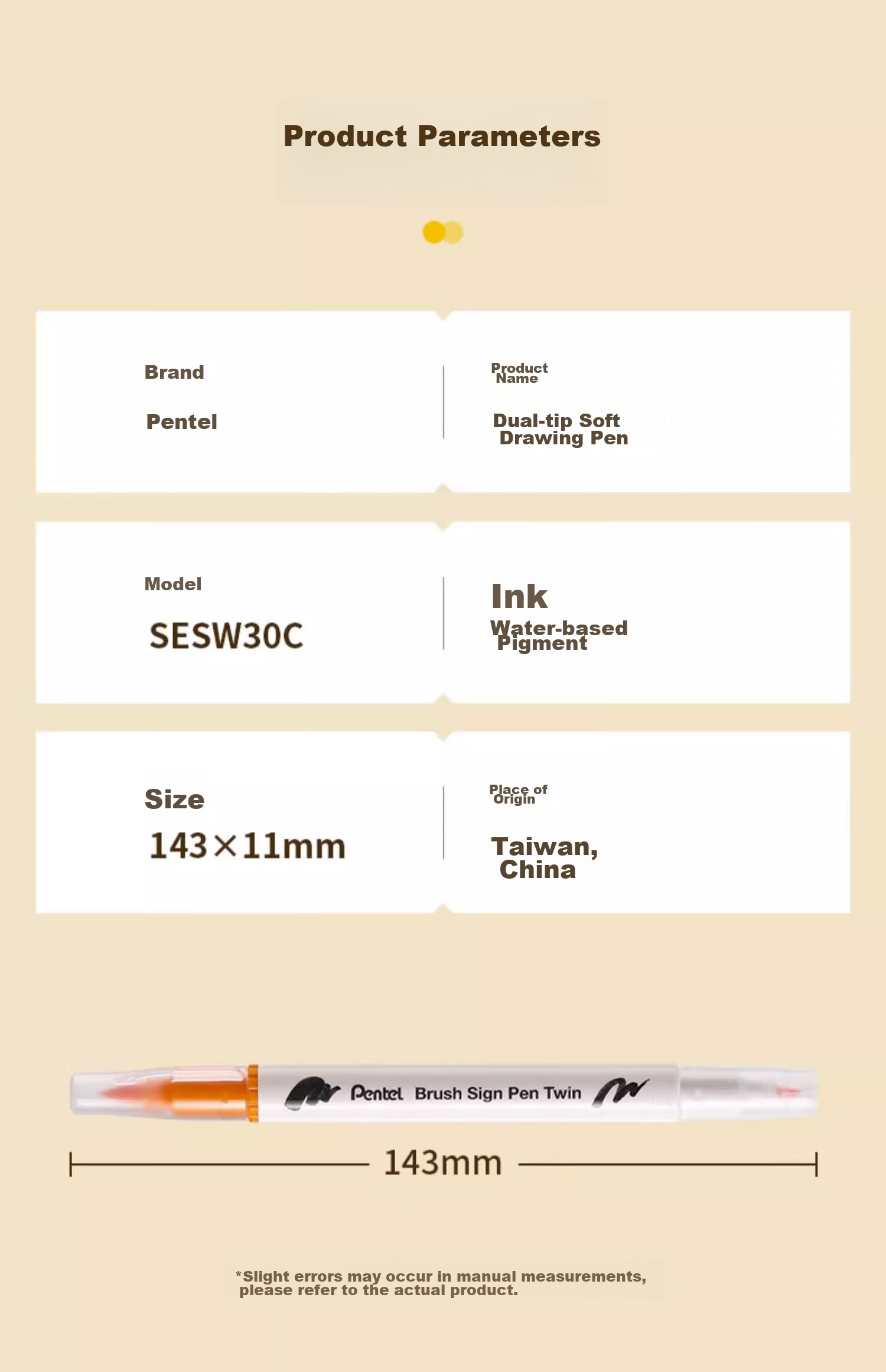 Pentel Dual-Tip Soft Drawing Pen, Student Marker, Calligraphy Pen, Sketching Pen for Art And Manga, Watercolor Pen SWSW30C-T125E Deep Gree 15