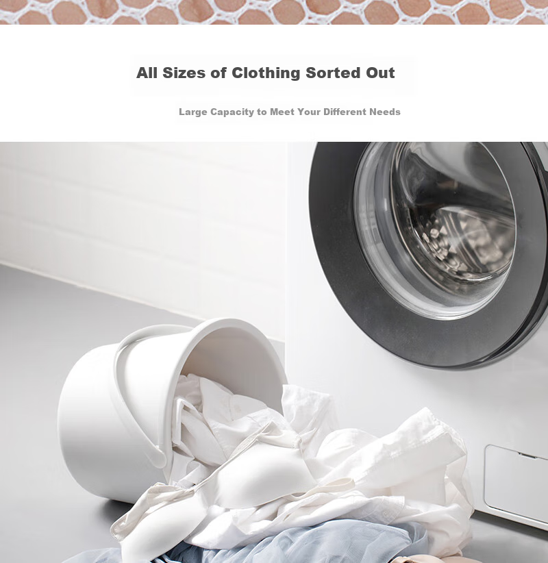 CHAHUA Laundry Bags, Underwear Washing Bags, Bra Cleaning Mesh Bags, 50*60cm, Pack of 3, Anti-Tangling And Wear-Resistant 6