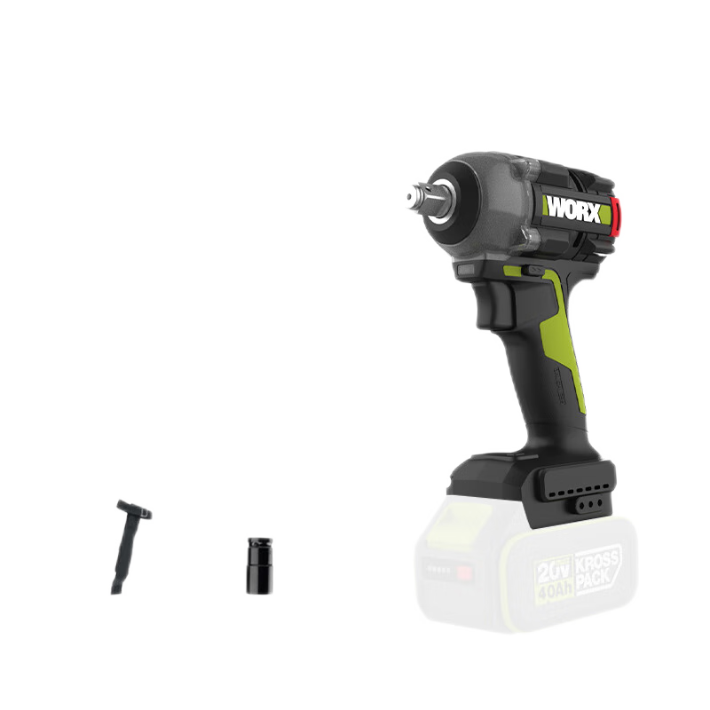 WORX 20V Brushless Electric Wrench WU289 (Bare Tool), High Torque Impact Wrench, Rechargeable Lithium Battery Auto Repair Tool