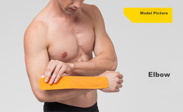 LAC Muscle Tape Elastic Adhesive Sports Bandage Waterproof Strain And Soreness Patch for Back, Feet, And Abdomen Black 15