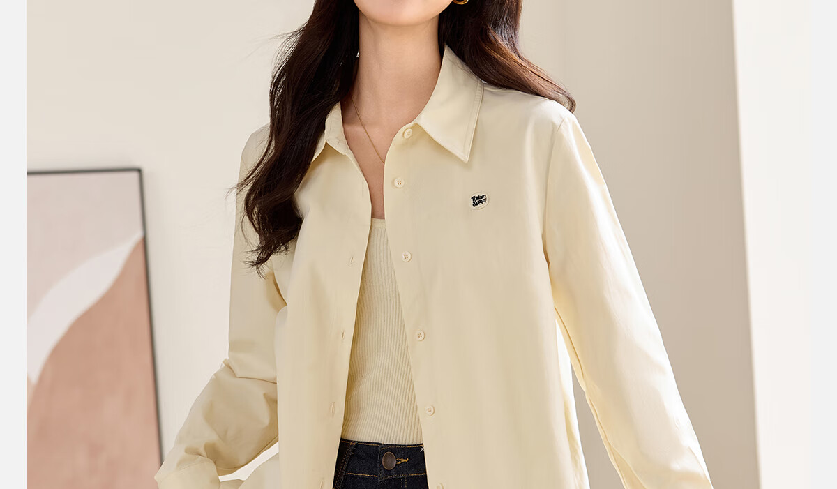 PinCai Women's Long Sleeve Shirt Autumn Winter Thickened Office Wear Versatile Blouse P144C6003 1