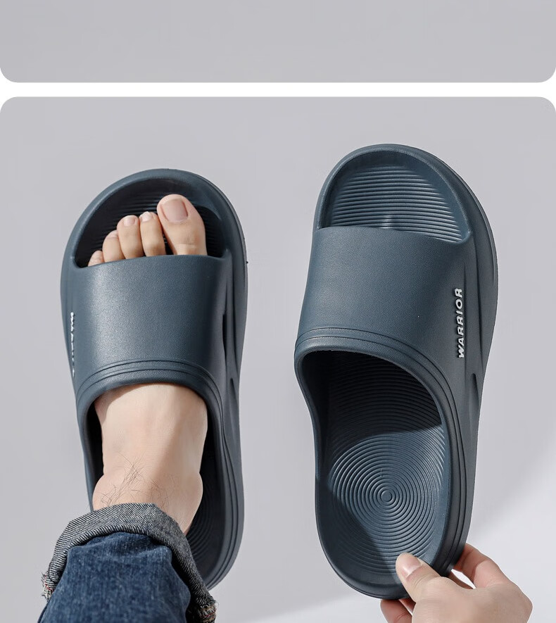 Huili Men's Slippers, Sports Bathroom Indoor And Outdoor Wear, Non-Slip Thick-Soled Sandals, HL0273 Orange Color, Size 44-45 30