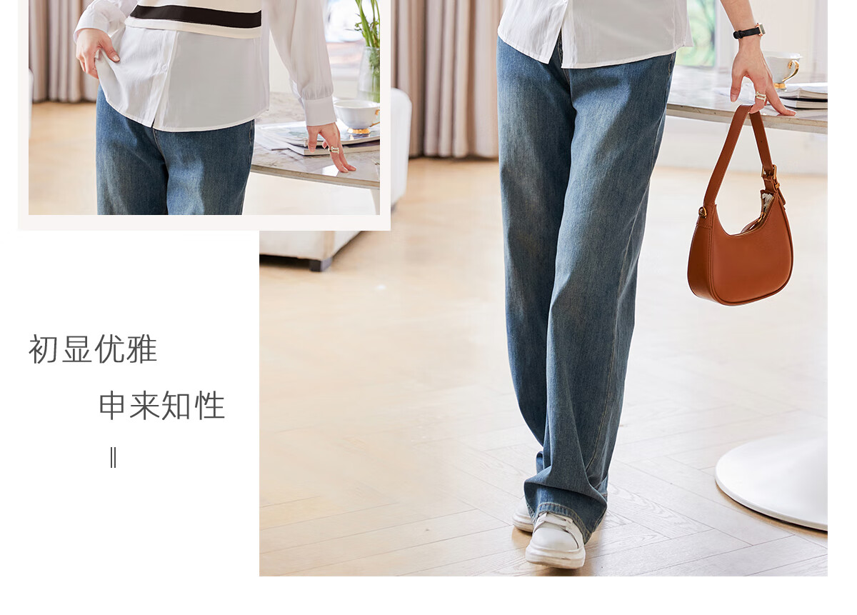 Chushen Thin Long-Sleeve Blouse for Women, Stylish Faux Two-Piece Striped Casual Shirt Top S13QC2942 15