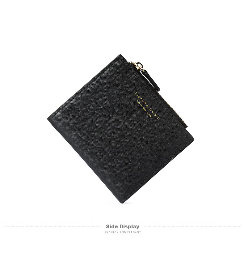 TUCANO Women's Handbag, 2026 Wallet, Short Card Holder, Two-In Genuine Leather Billfold, Birthday And 520 Gift for Wife 11