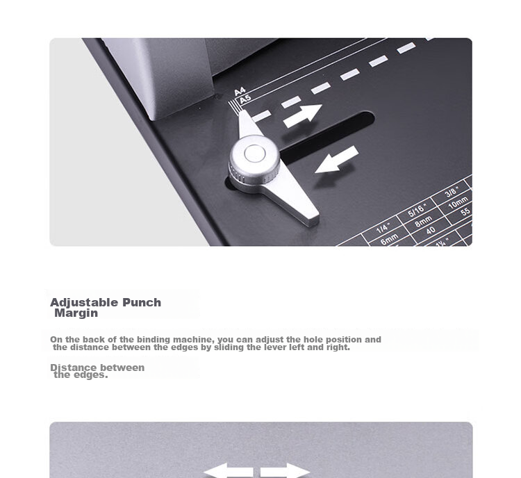 Deli Low-Force Ring/Buckle Binding Machine, 21-Hole Document File Tender Punched Machine/puncher, 3870N [Please Check for Free Gifts after Placing Order] 16